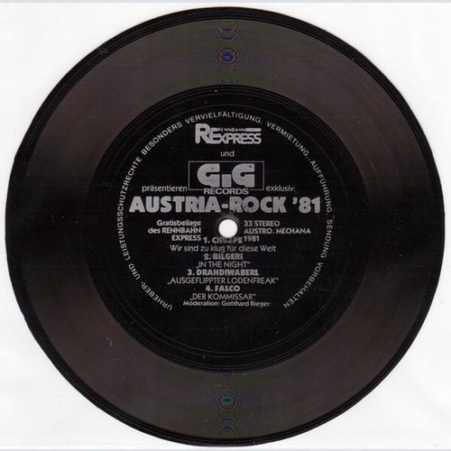 Various - Austria-Rock '81 (Flexi, S/Sided, Promo)