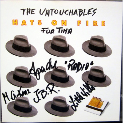 CD / THE UNTOUCHABLES / MIT AUTOGRAMM / AUSTRIA / HATS ON FIRE /