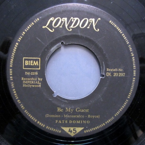 Single / FATS DOMINO / LONDON RECORDS / RARITÄT /