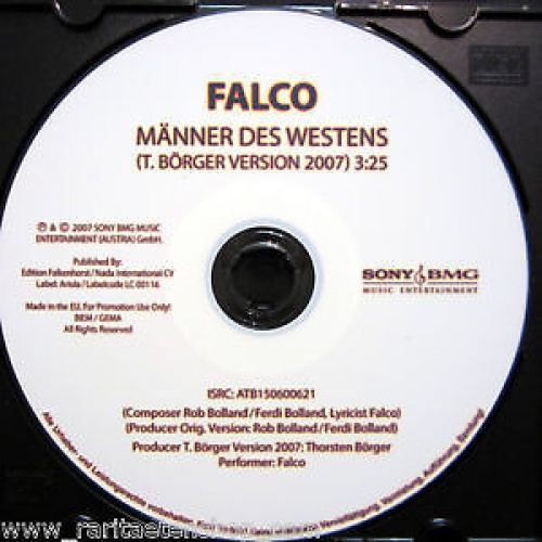 Falco - Männer Des Westens (T. Börger Version 2007) (CD, Single, Promo)