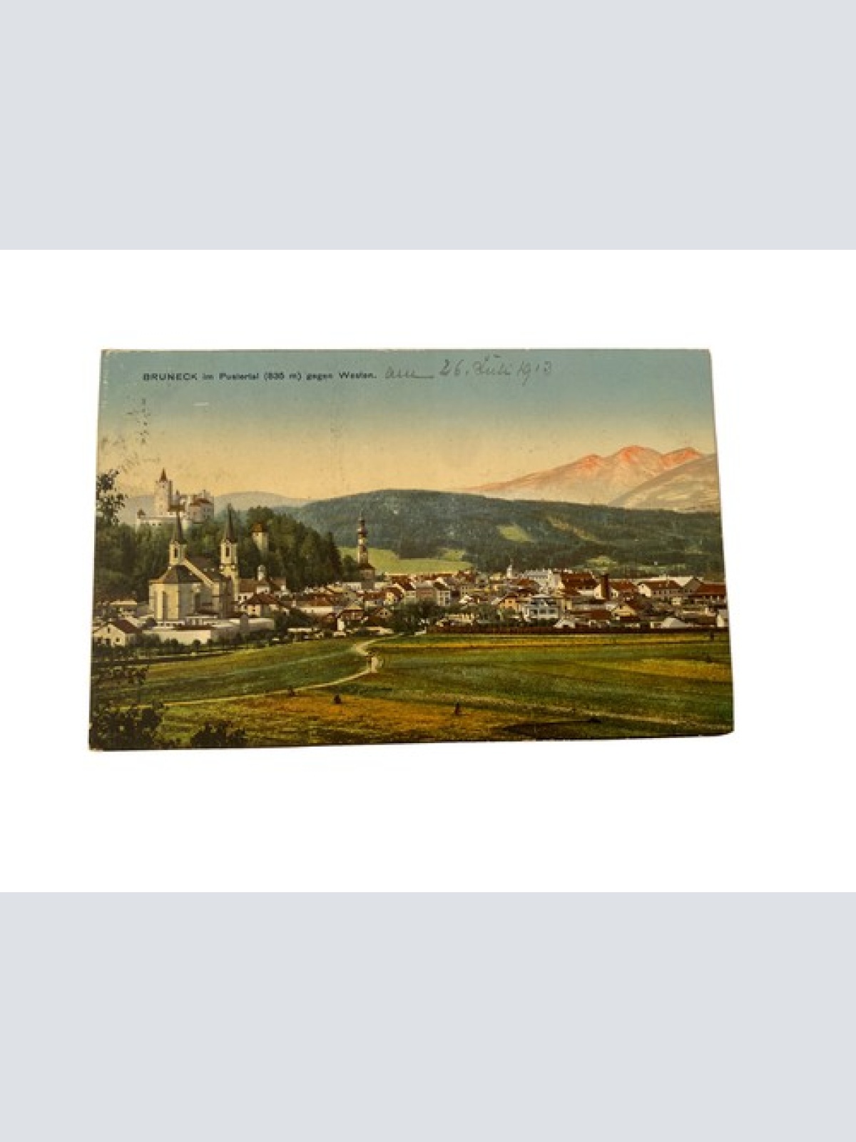 Bruneck Pustertalgegen Westen Tirol Südtirol Italien 400472 F