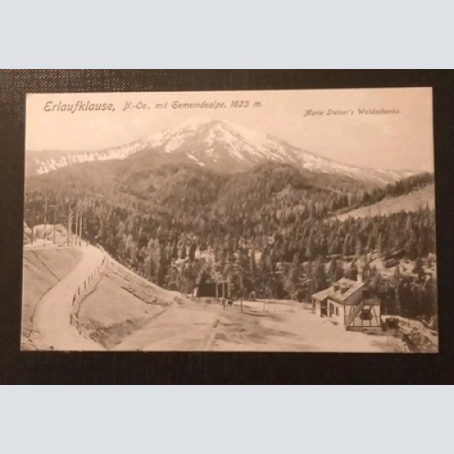 Erlaufklause Niederösterreich Mit Gemeindealpe Gr 3267 H