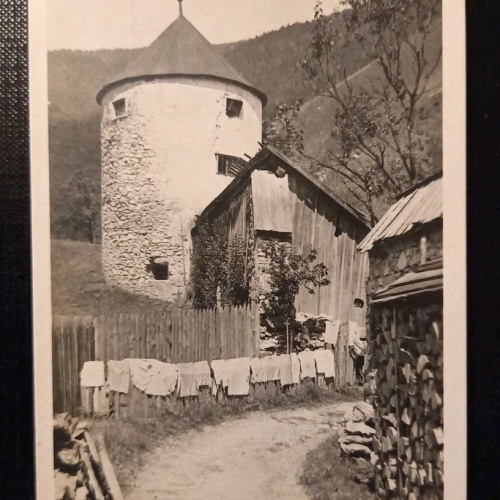 Gaming Scheibbs  Niederösterreich Wäsche Vorm Haus Gr 980 H