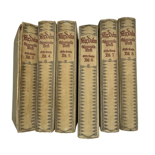 6267 Felix Dahn GESAMMELTE WERKE ERZÄHLENDE U. POET. SCHRIFTEN 1. SERIE BDE 3-8