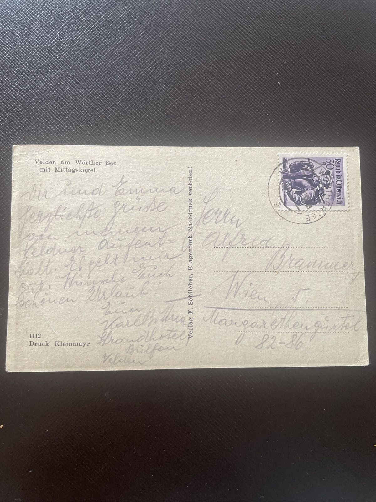 Velden am Wörther See mit Mittagskogel 400735 DN