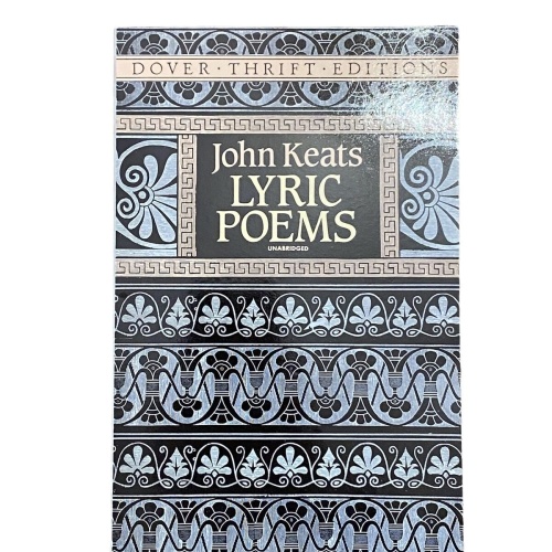 2642 John Keats LYRIC POEMS UNABRIDGED Dover Publications