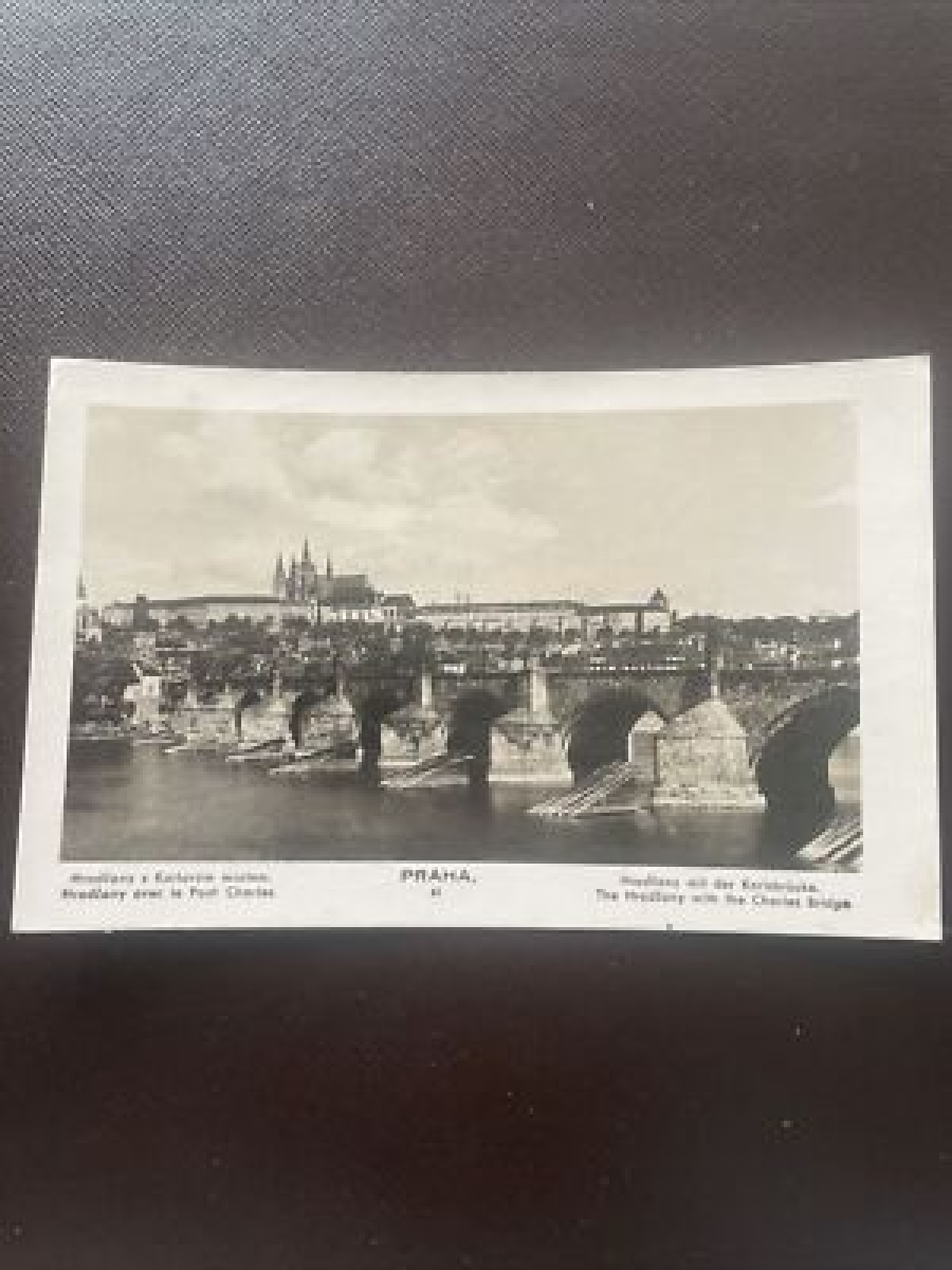 Prag Hradčany mit der Karlsbrücke 400742 DN