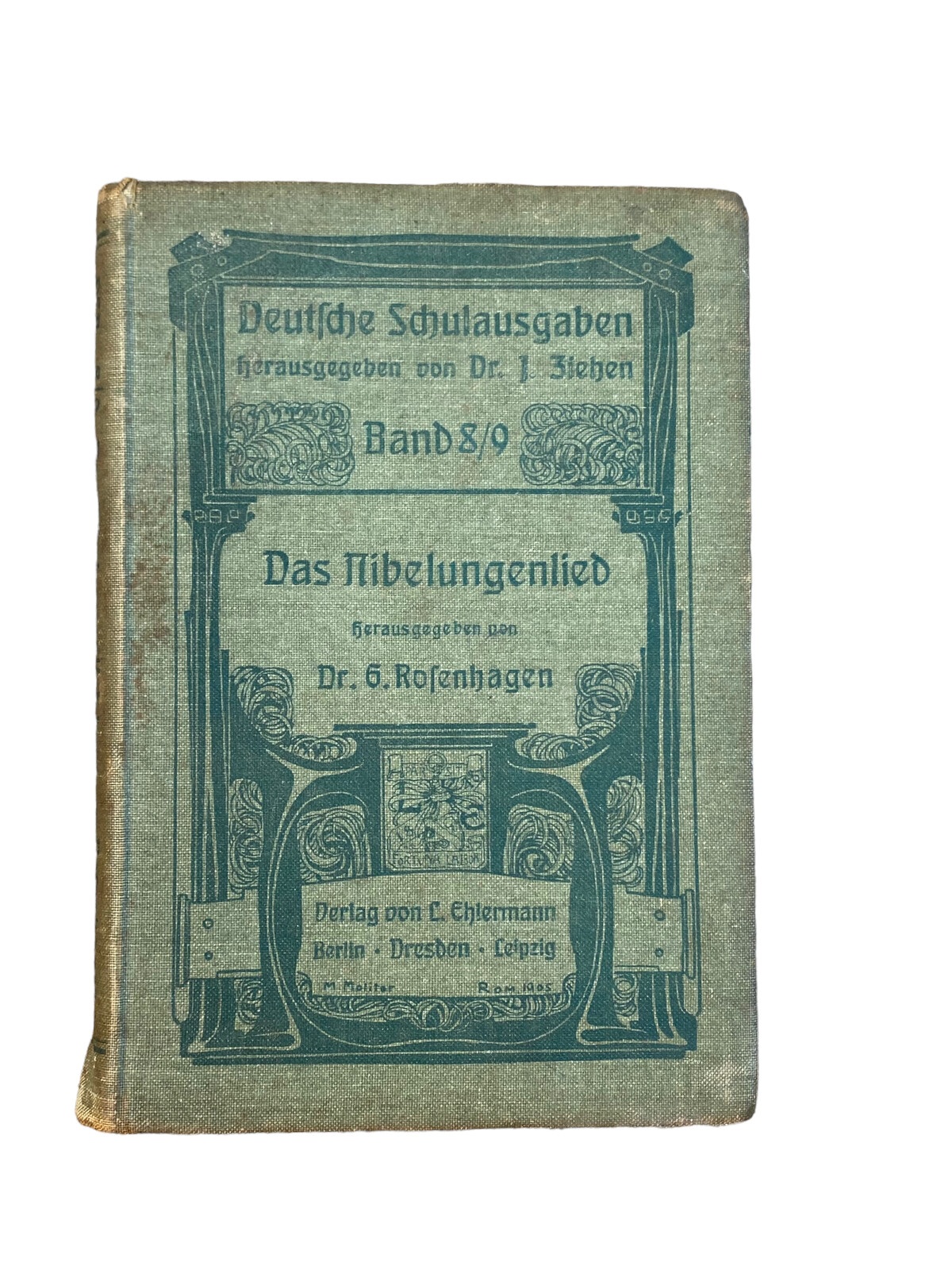 4834 G. Rosenhagen DAS NIBELUNGENLIED (DEUTSCHE SCHULAUSGABEN) HC