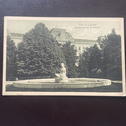 Linz a. d. Donau, Brunnen "Freude am Schönen" 400763 DN ShOÖ