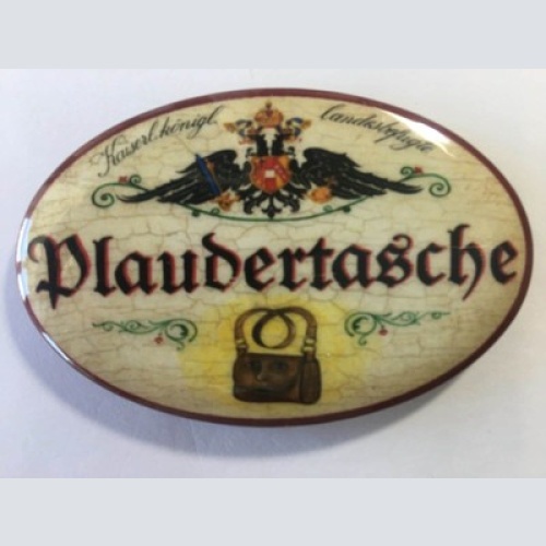 Nostalgie flaschenöffner magnet plaudertasche