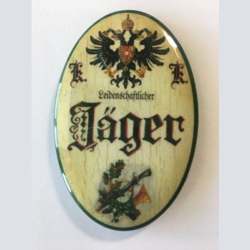 Nostalgie flaschenöffner magnet leidenschaftlicher jäger jagdgewehr jagdhorn