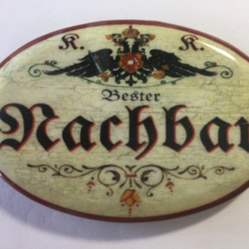 Nostalgie flaschenöffner magnet bester nachbar