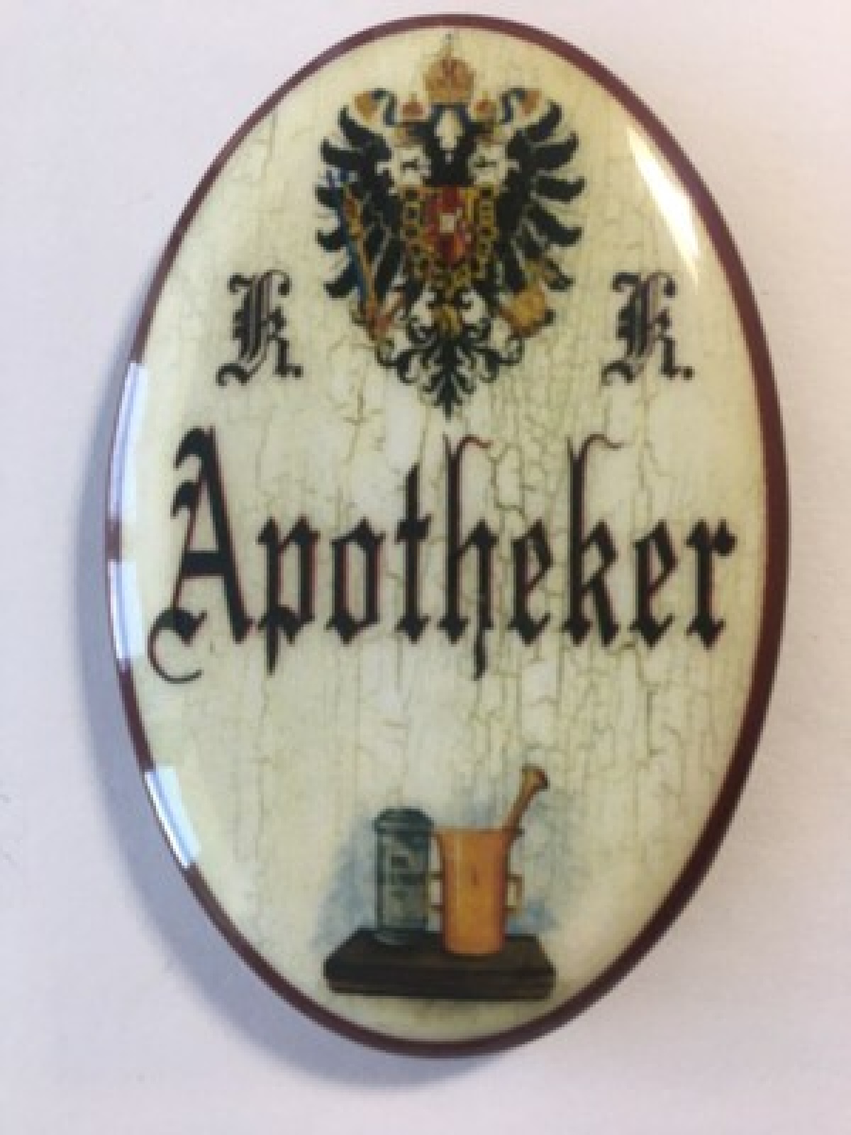 Nostalgie flaschenöffner magnet apotheker messbecher
