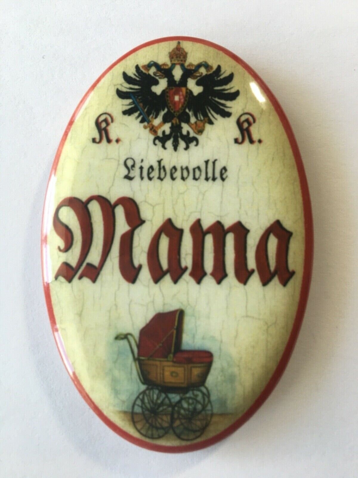 Nostalgie flaschenöffner magnet liebevolle mama kinderwagen
