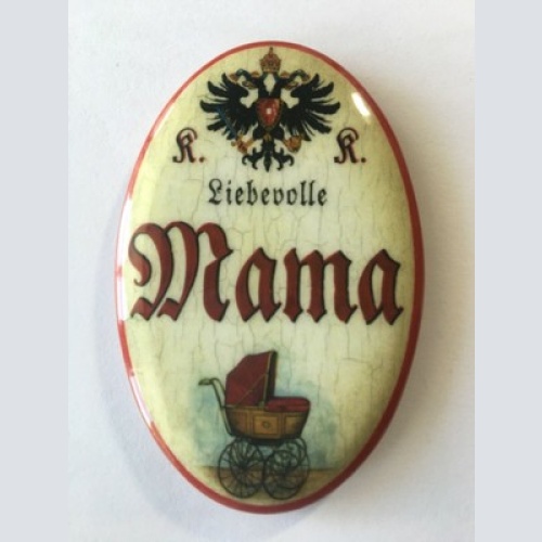 Nostalgie flaschenöffner magnet liebevolle mama kinderwagen