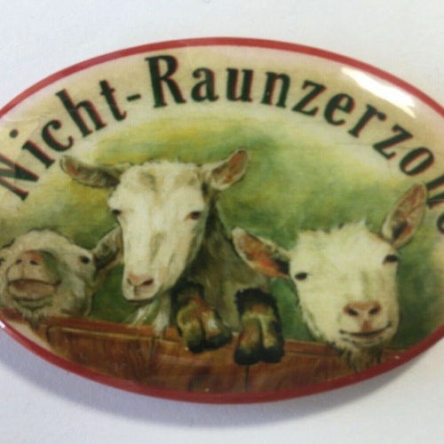 Nostalgie flaschenöffner magnet nicht-raunzerzone ziegen