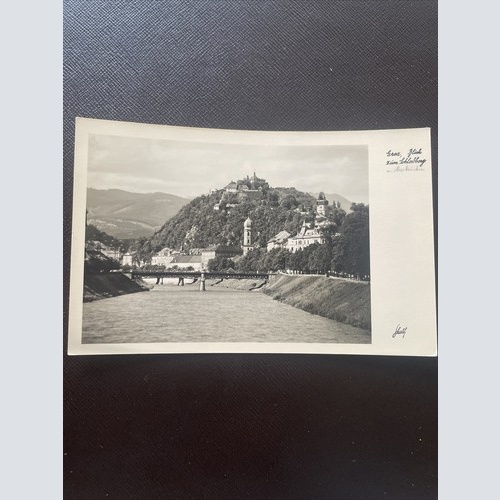 Graz, Blick zum Schloßberg 400784 DN A