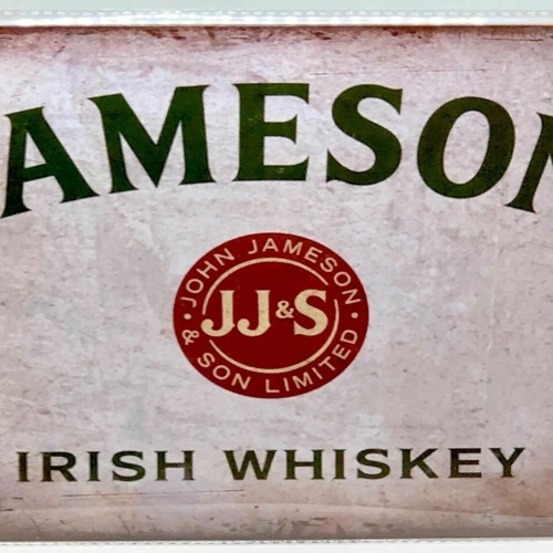 Nostalgie Vintage Retro Schild "JAMESON IRISH WHISKEY" 30x20 12095