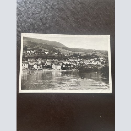 Bellegarde (Ain) Vallee du Rhone. Le lac et le port de Coupy. 400786 DN A