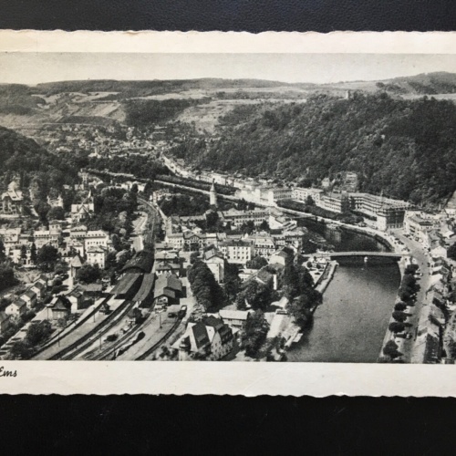 Bad Ems - Stadtansicht - Fluss Lahn 915 TH