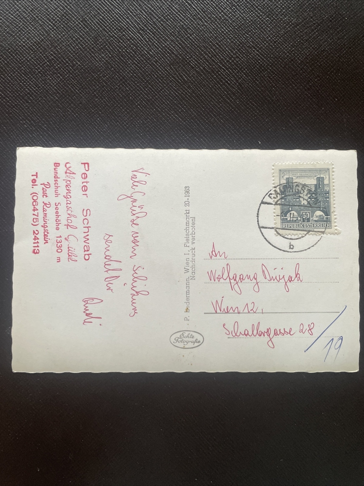 Ausblick v. Mühlhauserhöhe über Schwarzwand geg. Hohe Tauern 400790 DN A