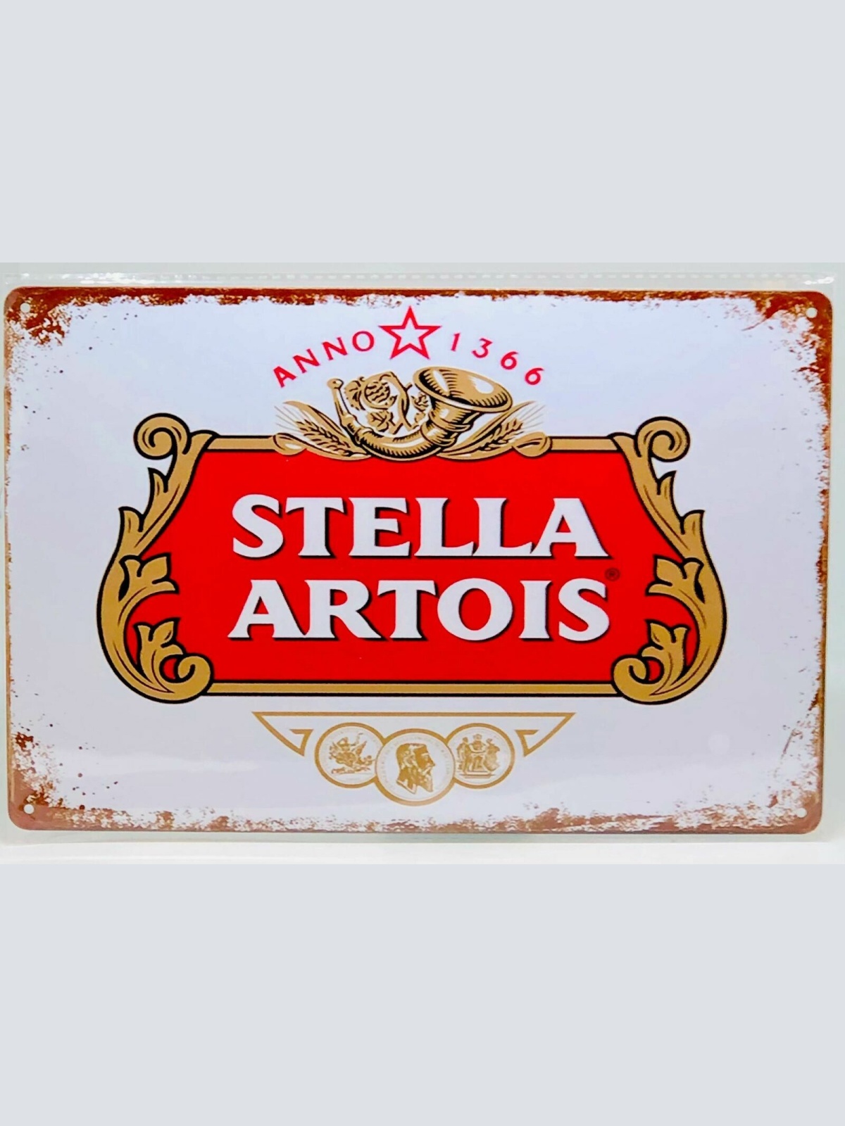 Nostalgie Vintage Retro Schild "STELLA ARTOIS" 30x20 12103
