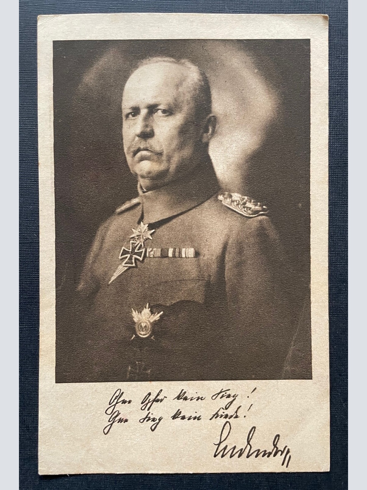 Erich Ludendorff General Porträt Uniform Orden Spende Militär Krieg 400420 SH1