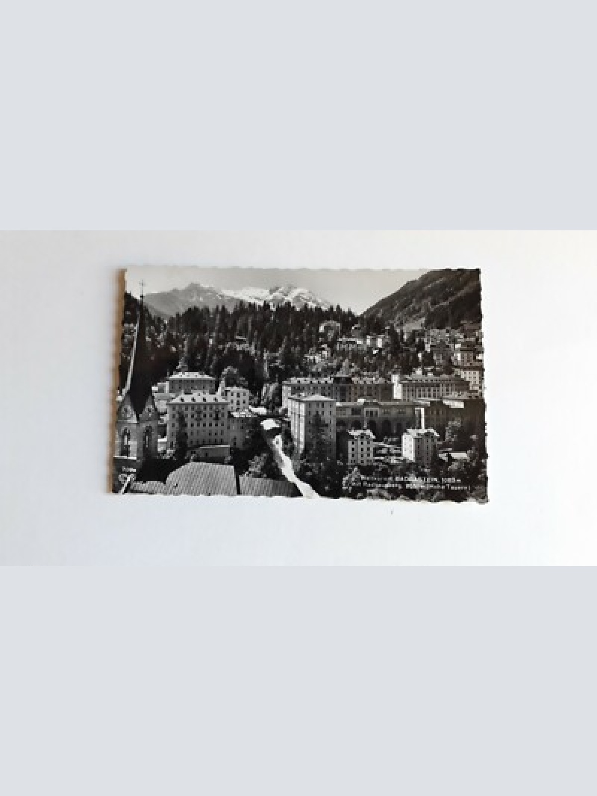 Weltkurort BADGASTEIN, 1083m mit Radhausberg, 2651m(Hohe Tauern) 40100FH