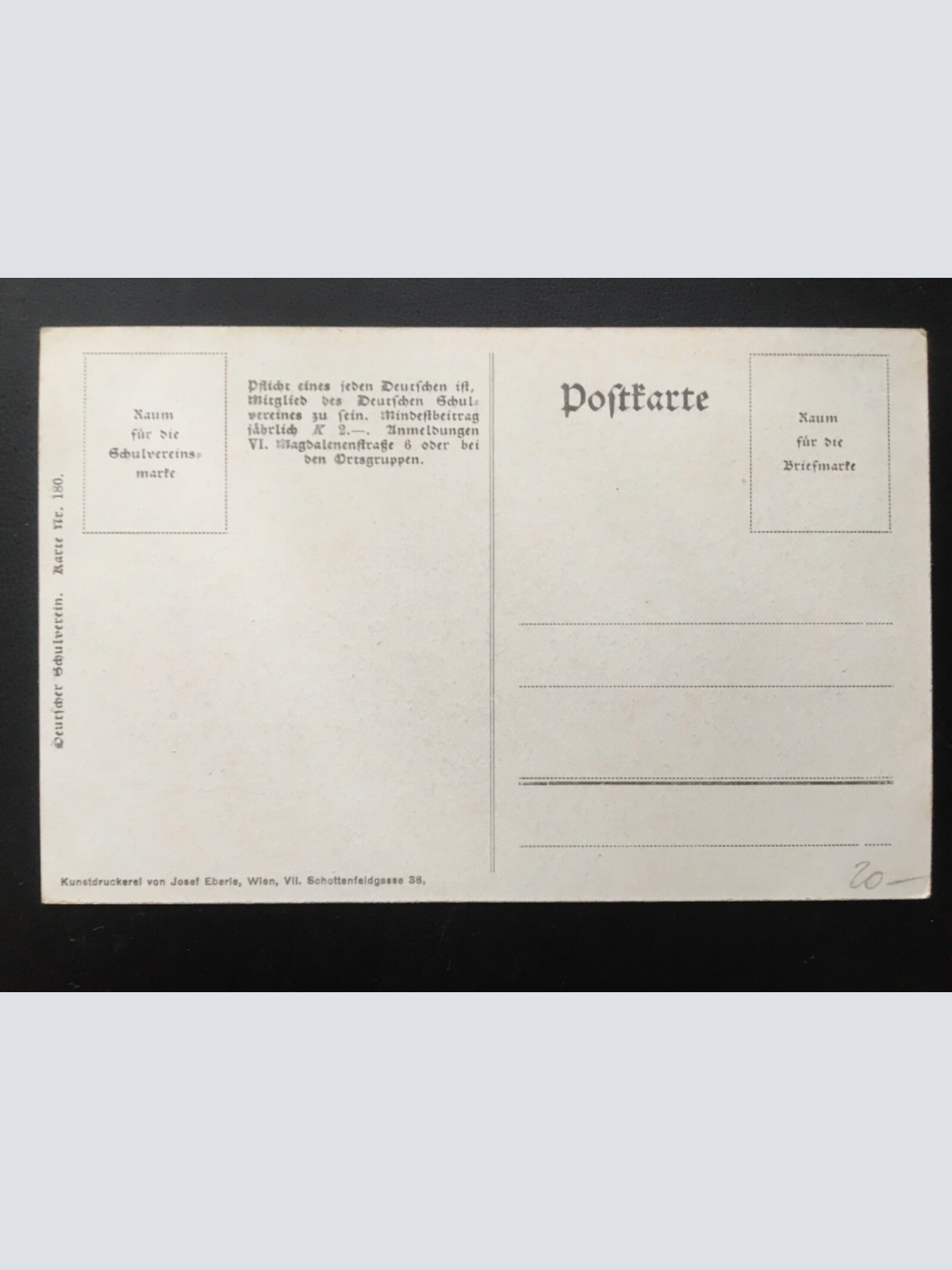 Deutscher Schulverein - Gars am Kamp - Burg Fluss - Künstlerkarte 16010 TH