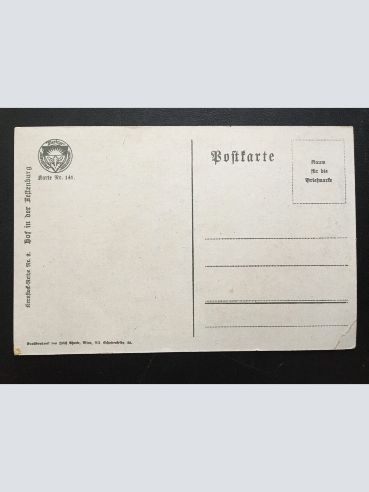 Deutscher Schulverein - Wohl ists um eine Burg bestellt - Künstlerkarte 16026 TH