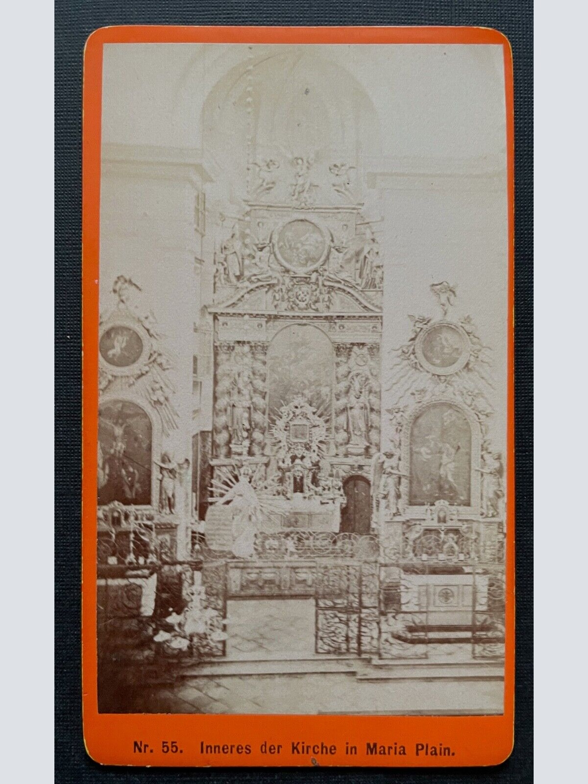 Foto Inneres Kirche Maria Plain Czurda & Keller Salzburg ca.10,4x6cm 410073