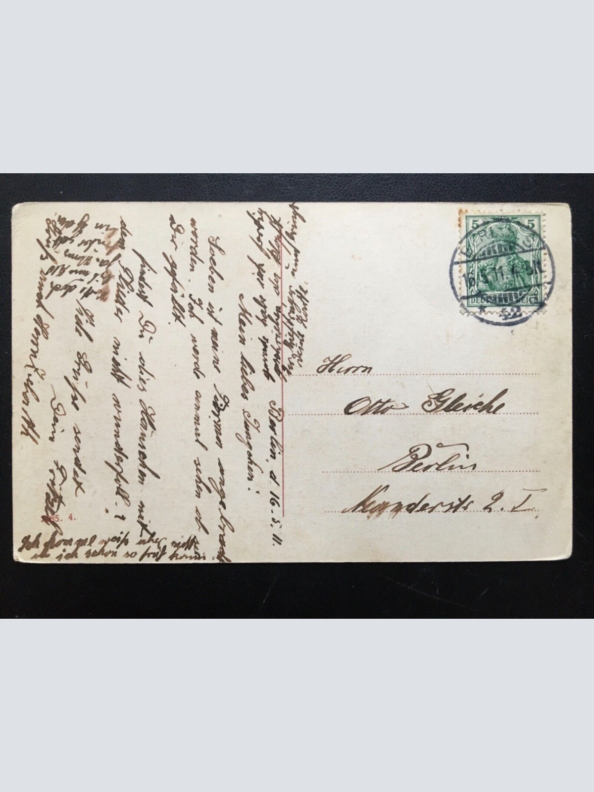 Kind unter blühenden Baum - Haus Garten - Künstlerkarte 906 TH