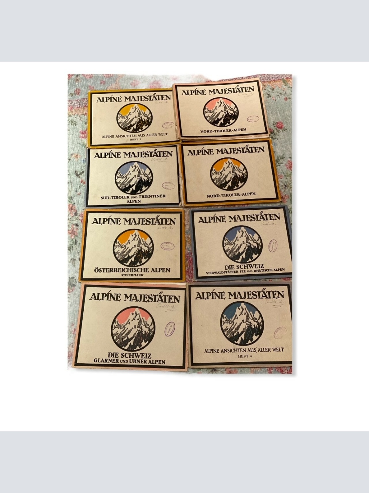 65 8 X ALPINE MAJESTÄTEN SCHWEIZ SÜD TIROL ALPEN Nord Tiroler Alpen