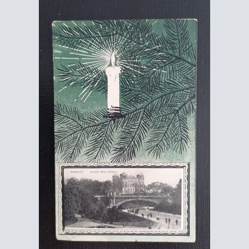 Frohe Weihnachten Hamburg Kerze 650117 Ga