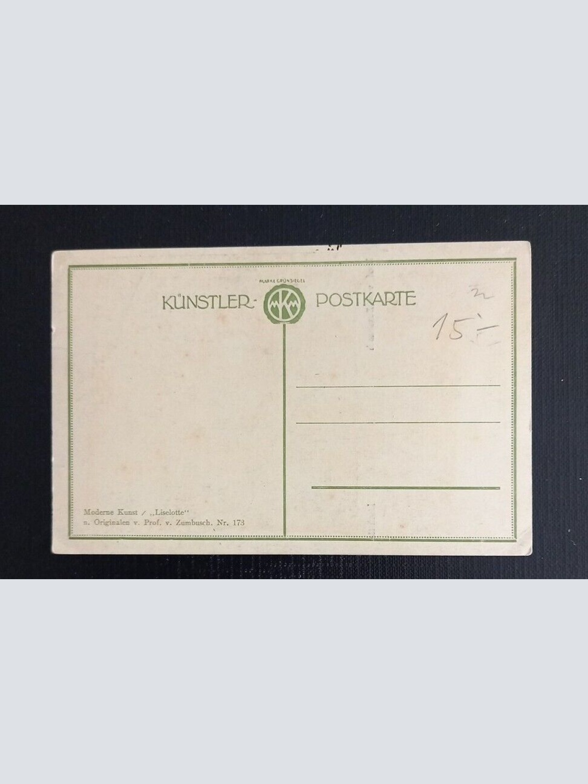 Prof.von Zumbach Liselotte Mädchen Mit Äpfel 400414 Ga