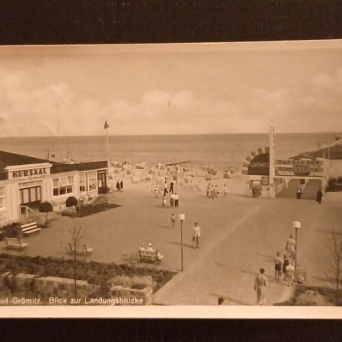 Ostseebad Grömitz Blick Zur Landungsbrücke 97 Ga G