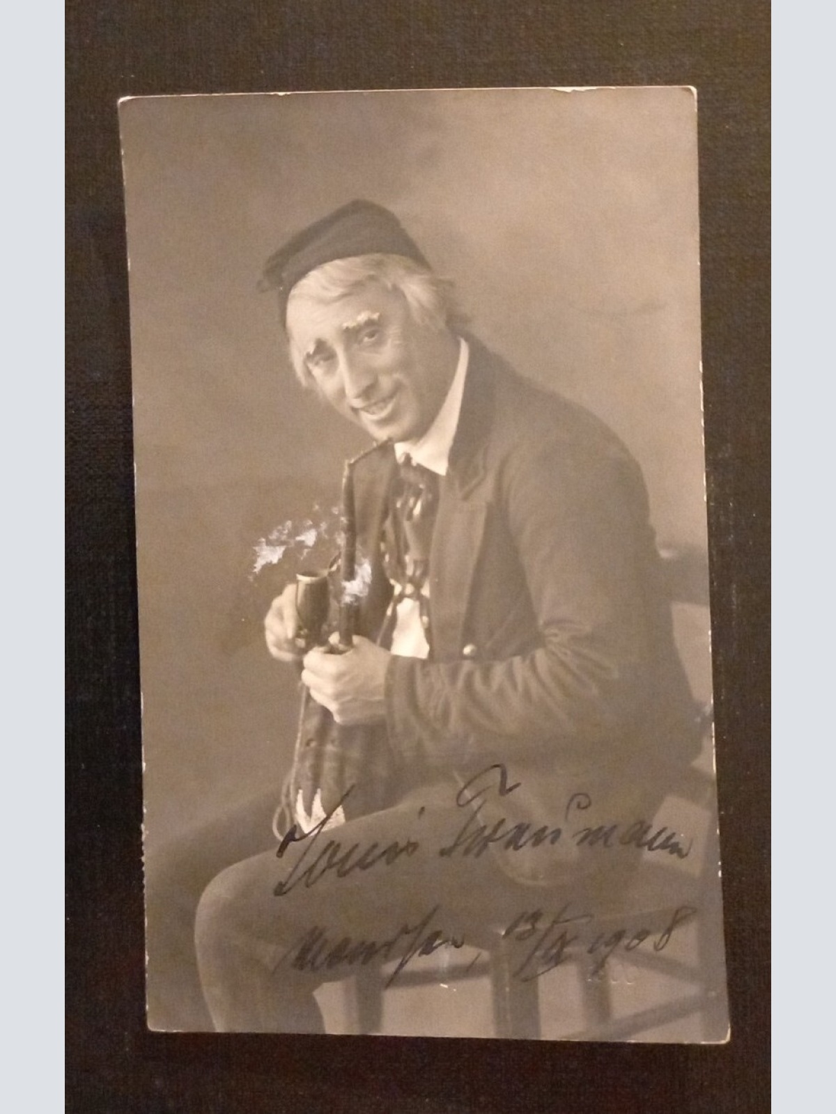 Mann Mit Pfeife Pfeifenraucher 2834 Ga G