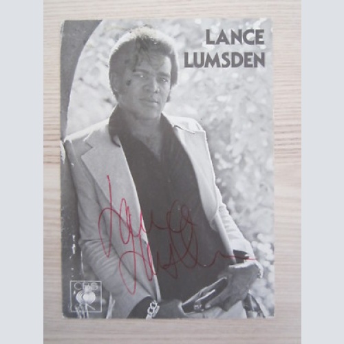 LANCE LUMSDEN - AUTOGRAMM- KARTE- ORIG. AUTOGRAMM