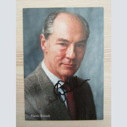 MARTIN BENRATH - AUTOGRAMM- FOTO- ORIG. AUTOGRAMM-TOP RARITÄT /