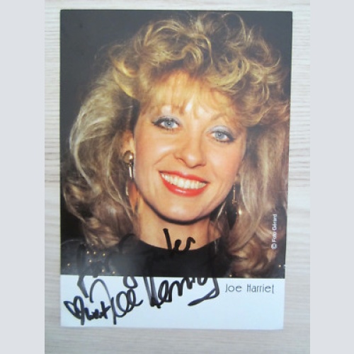 JOE HARRIET - AUTOGRAMM- FOTO- ORIG. AUTOGRAMM-TOP RARITÄT /