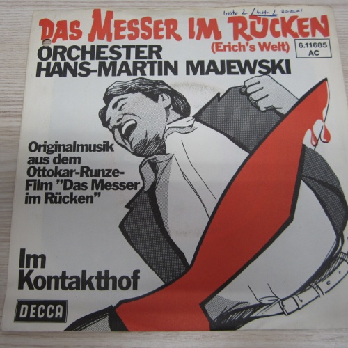 Single /  Orchester Hans-Martin Majewski ?– Das Messer Im Rücken / DE PRESS /