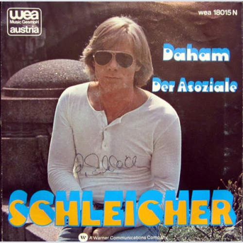 Single / PETER SCHLEICHER / MIT AUTOGRAMM / AUSTRIA / RARITÄT /