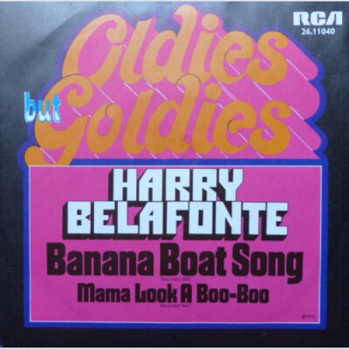 Harry Belafonte - Banana Boat Song (7", Single, RE, Bla)