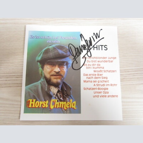 CD / HORST CHMELA / MIT ORIG.AUTOGRAMM  /  23 HITS  / RARITÄT / VM REC