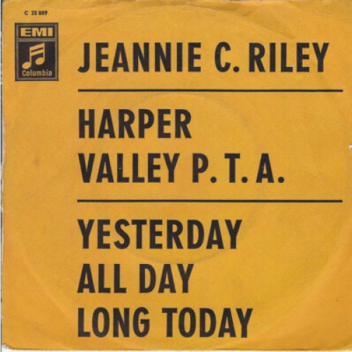 Jeannie C. Riley - Harper Valley P. T. A. / Yesterday All Day Long Today (7",...