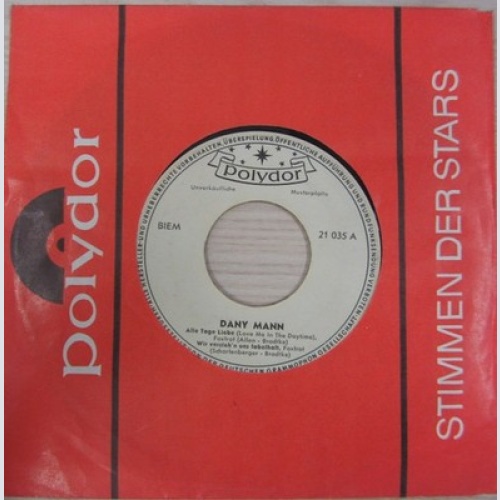 Danny Mann - Dany Mann (7", EP, Promo)