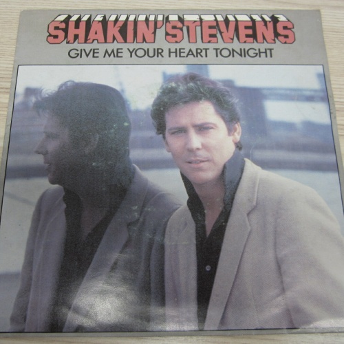 Single /  Shakin' Stevens ?– Give Me Your Heart Tonight    /  NL  PRESS / RAR /