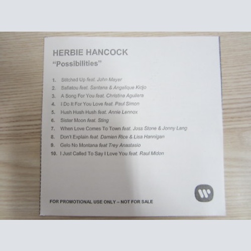 CD /  HERBIE HANCOCK / POSSIBILITIES / PROMO / MUSTER / RARITÄT /