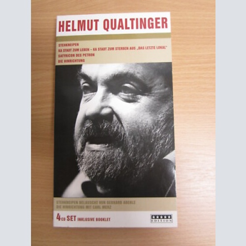 4 CD SET / Helmut Qualtinger / Slimbox  / Stehkneipen,Die Hienrichtung / RAR /