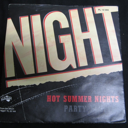 Single /   Night ?– Hot Summer Nights / NL  PRESS / RAR /
